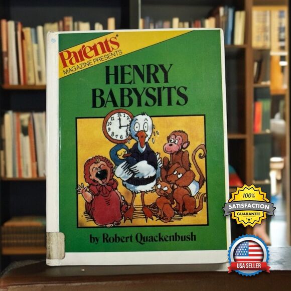 VTG '83 Henry Babysits By Robert Quackenbush HC Parents Mag School Library Ed. - Picture 1 of 16